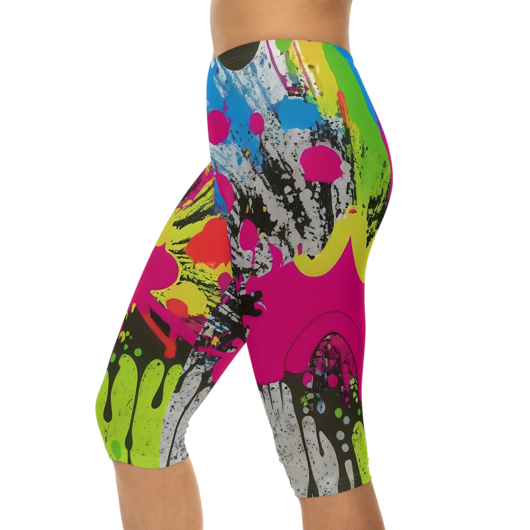 Street Art Capri Leggings